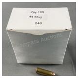 (100) Rnds Reloaded 44 MAG Ammo