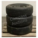 (3) Michelin 5 Lug x 112mm Wheels With Tires