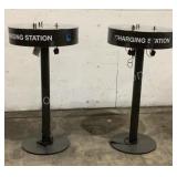 (2) ChargeTech Charging Station Tables