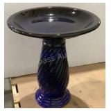23" x 20" Ceramic Bird Bath