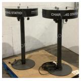 (2) ChargeTech Charging Station Tables