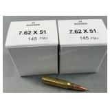 (40 Rnds) Reloaded 7.62x51 145g FMJ
