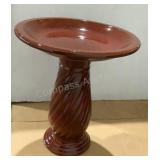 23" x 20" Ceramic Bird Bath