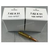 (40 Rnds) Reloaded 7.62x51 168g HPBT