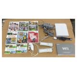 Ninteno WII Game Console & Games