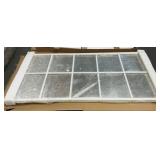 Luxe Lines Import 84"x42" Antique White Frame Mirr