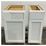 (2) Kitchen Cabinets