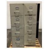 (4) Assorted Filing Cabinets