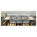Steelton 3-Bay Stainless Steel Sink
