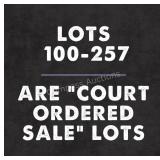 Court Ordered Sale Lots - 100-257