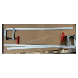 (3) Bessey 36" Bar Clamps