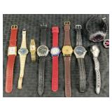 (9) Assorted Watches