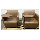 (2) Tablet Armchairs