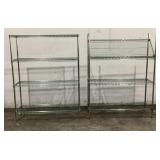 (2) Metal Wire Racks