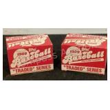 (2) 1989 Baseball Card Boxes