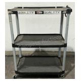 Rubbermaid Rolling Media Cart