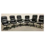 (6) Rolling Office Chairs