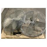 (2) TPI Industrial 30" Wall Mount Fans CK48HF08H53