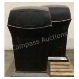 (2) Trash Receptacles