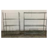 (2) Assorted Metal Racks