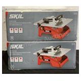 (2) Skil 7" Wet Tile Saws 3540-02