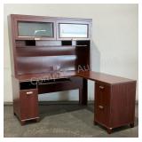 Bush WC21431 L-Shaped Desk with Hutch