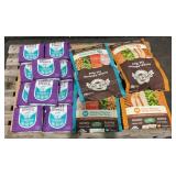 (14) Bags of Assorted Cat Food