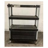 Rubbermaid Rolling Media Cart