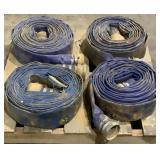 (4) 3" Pump Discharge Hose