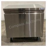 Avantco Rolling Undercounter Refrigerator 178SSUC3