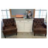 *BANKRUPTCY* Accent Chairs & Cabinet