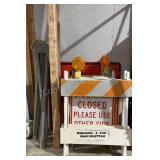 *OFFSITE* Sign Tripods, Folding Barricades +