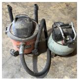 *BANKRUPTCY* Shop Vac And Air Compressor