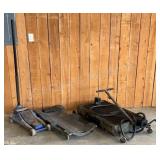 *BANKRUPTCY* Floor Jack, Creeper & Oil Pan OFFSITE