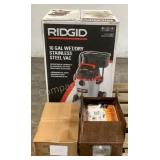 Ridgid 16 Gal Wet/Dry Vacuum & Dust Bags 1610RV