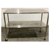 Rolling Stainless Steel Table