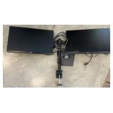 *BANKRUPTCY* (2) ASUS 24" Monitors w/ Arm Mount