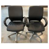 *BANKRUPTCY* (2) Rolling Office Chairs