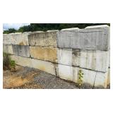 *BANKRUPTCY* (12) Concrete Barriers