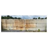 *BANKRUPTCY* (12) Concrete Barriers