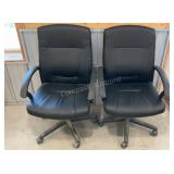 *BANKRUPTCY* (2) Rolling Office Chairs