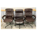 *BANKRUPTCY* (3) Rolling Office Chairs