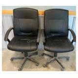 *BANKRUPTCY* (2) Rolling Office Chairs