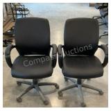 *BANKRUPTCY* (2) Rolling Office Chairs