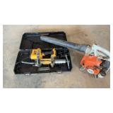 *BANKRUPTCY* 20V Grease Gun & Gas Blower OFFSITE