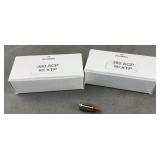 100 Rnds Reloaded .380 ACP 90g XTP