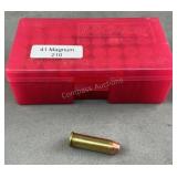 50 Rnds Reloaded 41 Magnum FMJ FP