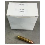 40 Rnds Reloaded .45-70 350g FMJ FP