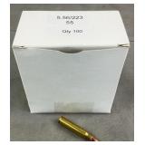 100 Rnds Reloaded 5.56/.223 55g FMJ