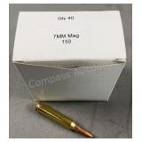 40 Rnds Reloaded 7mm Mag 150g SP